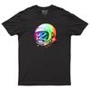 Cat In Space Mens T Shirt Funny Rainbow Colorful Cat Helmat Kids Unisex Tee Top