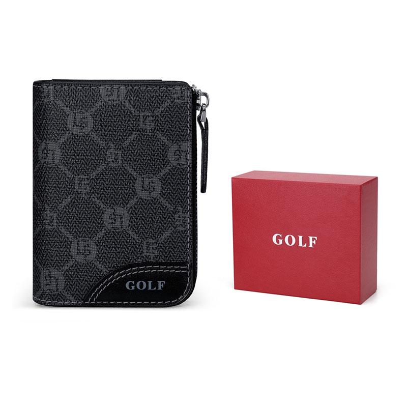 New GOLF PVC Driver's License Wallet Coin Purse Trunk Bag Card Holder Small Men's Black Q261829