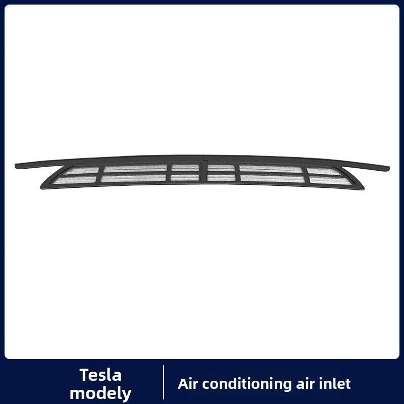 Car Sticker For Tesla Model 3 Y Juniper Highland Insect Proof Mesh Water Barrier Air Conditioning Inlet Dust Cover Wholesale Car