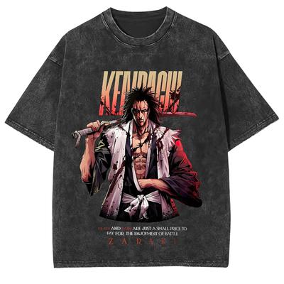Bleach Kenpachi Zaraki Anime 90s Graphic T-Shirt