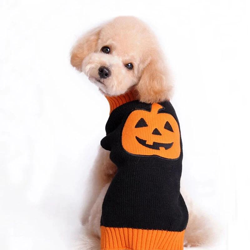 Luxury Halloween Dog Costume Pet Dog Sweater French Bulldog Korea Dog Cat Puppy Pet Sweater Dog Clothes Autumn Winter