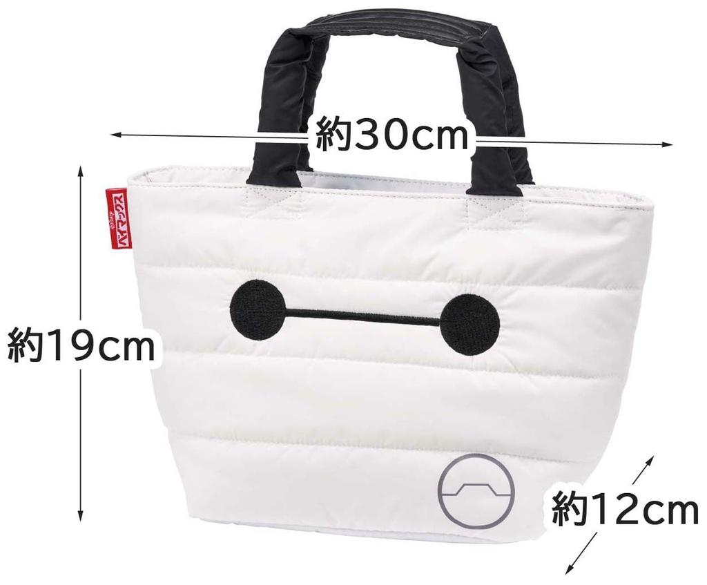 Skater Washable Insulated Lunch Cute and with Inner Disney Baymax Bag, Double-Layered, Soft, Stylish, Bag, KLD1-A