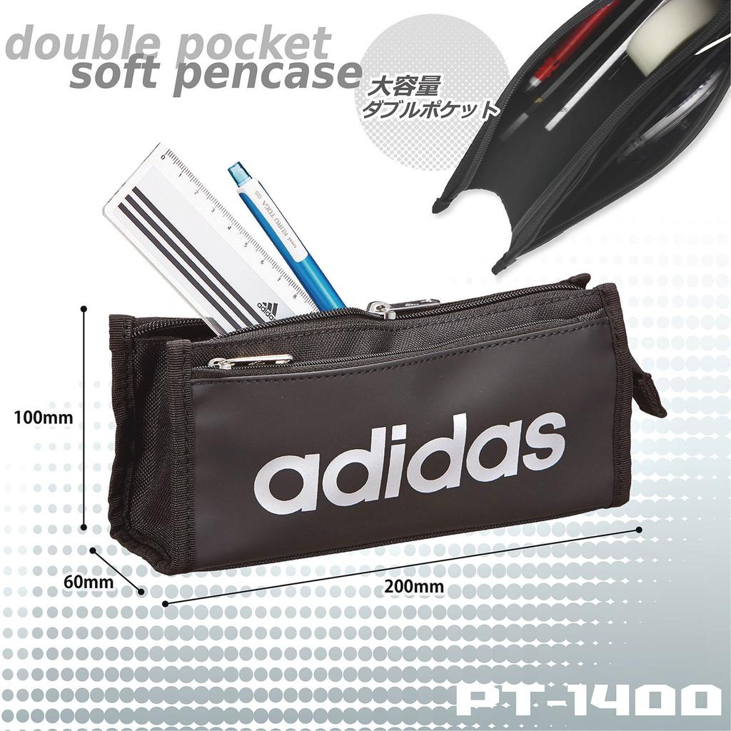 Adidas AI01 Pencil Silver Enamel and Double Case, Fabric, Pocket, PT1400AI01.26