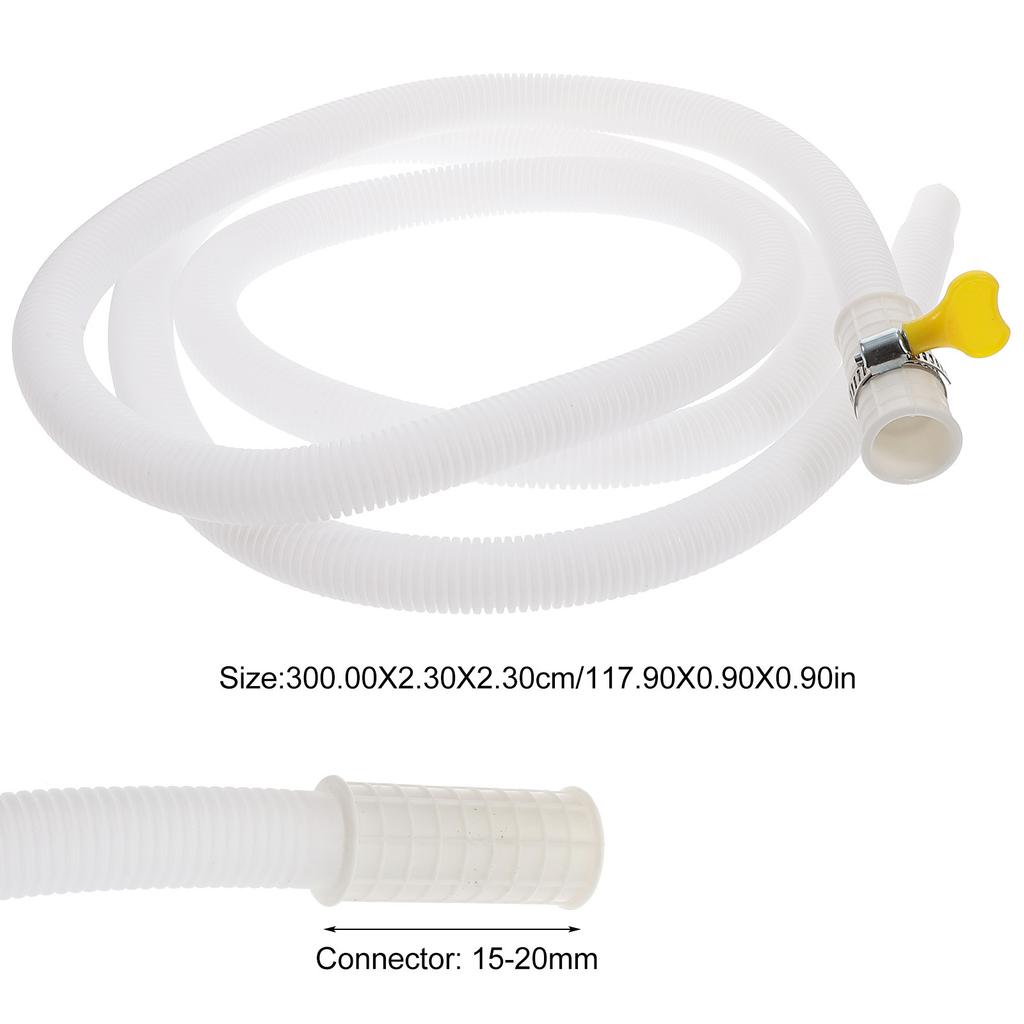 Premium Air Conditioner Drain Hose Kit for Portable Ac Washing Machine Extension Drain Pipe 15-20Mm Faucet Compatible Corrosion