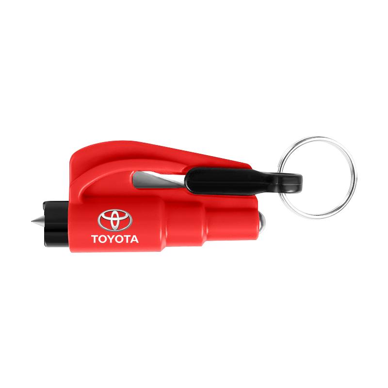 2-in-1 Car Tools Car Safety Hammer Window Breake Life Saving Seat Belt Cutter for Toyota Trd GR Corolla Yaris CHR Avensis Camry Land Cruiser