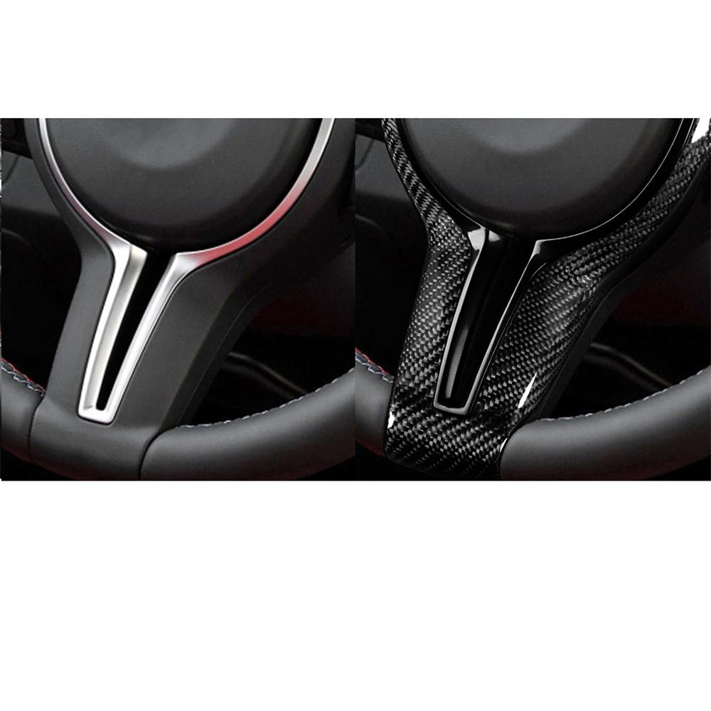 For BMW F87 F80 F82 F10 F12 F06 M2 M3 M4 M5 M6 Carbon Fiber Steering Wheel Trim