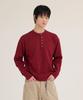 Akesi Andy Soft Henley Neck Knit_Wine