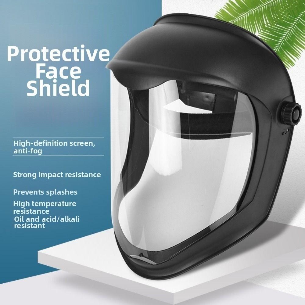 Anti Fog Safety Visor Anti Splash Welding Mask Reusable Transparent Mask Outdoor Use