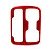 Red Carbon Fiber Interior Gear Shift Cover Trim For Colorado/Canyon 2015-