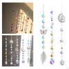 Crystal Hanging Prisms Pendant with Chain Home Decoration Premium Materials Versatile Use up
