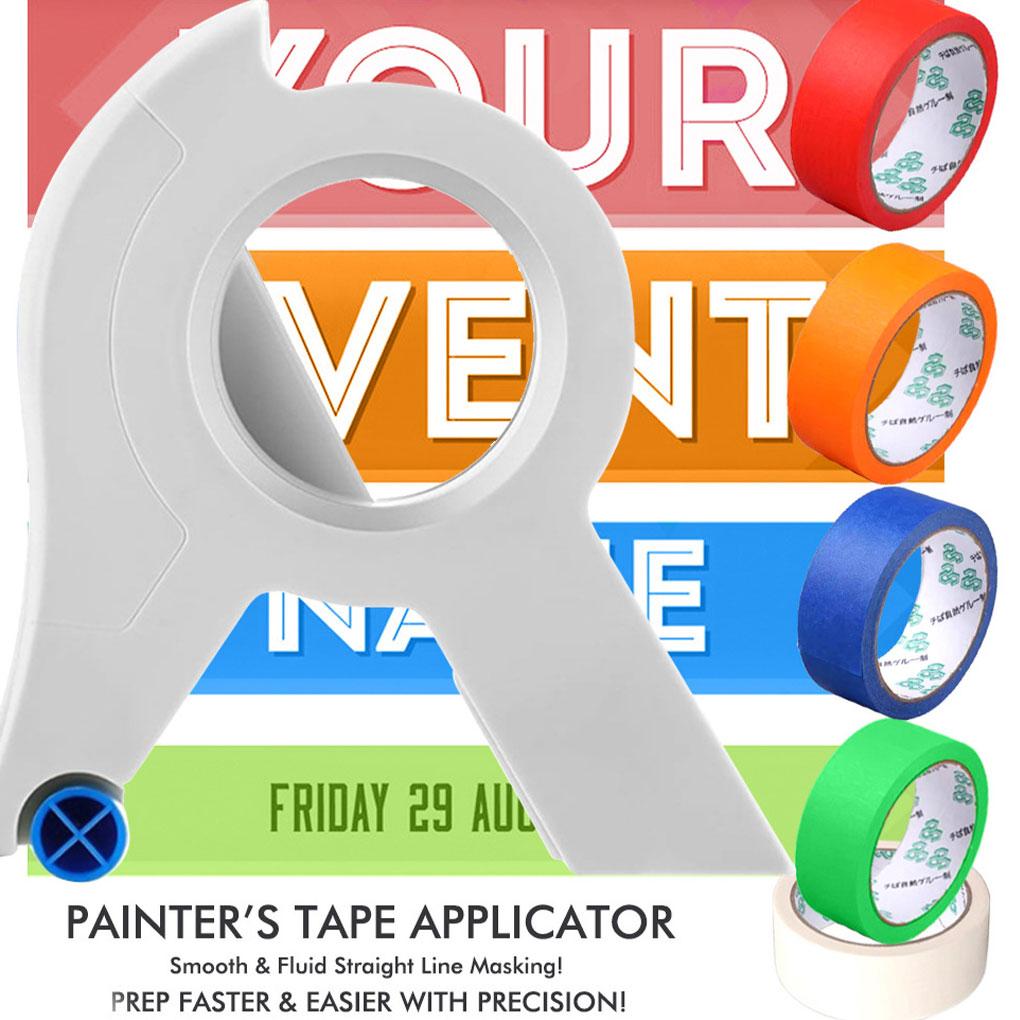 Painters Tape Applicator Easy And Efficient Masking Solution Masking Tape Dispenser For Decorating
