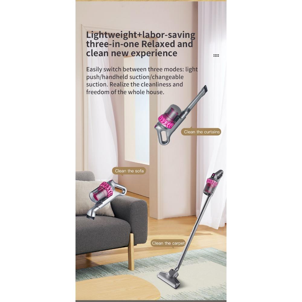 Wireless Powerful Vacuum Cleaner Household Large Suction Small Mite Removal Handheld Ultra-Quiet Car Vacuum Cleaner Hair Remover