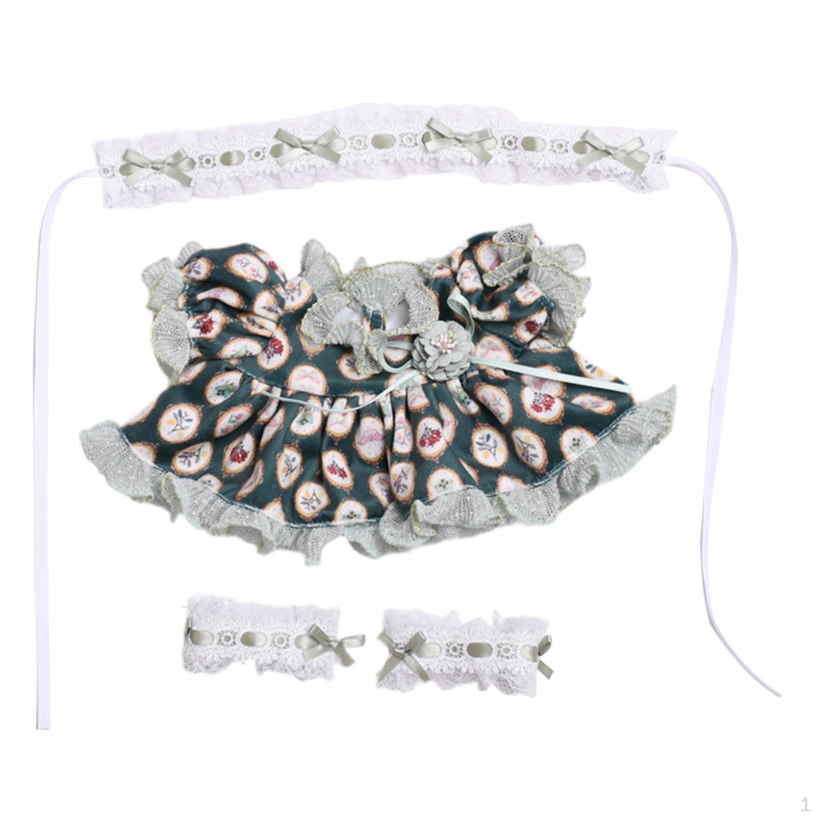 

Одежда для кукол Платья Сменные Нарядный Подбор Цвета Дизайн Принцесса Милый Декор зелёный