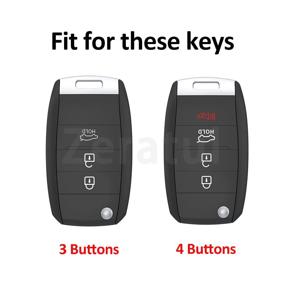 Fit For Kia Ceed Cerato Forte Seltos Rio Optima Sportage Sorento Soul Tpu Housing Remote Flip Smart Control Protector Auto Key Fob Cover Case