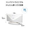 Nippon Antenna Indoor Antenna, Digital Terrestrial Broadcasting Compatible, for Strong Signal Areas, CRA10