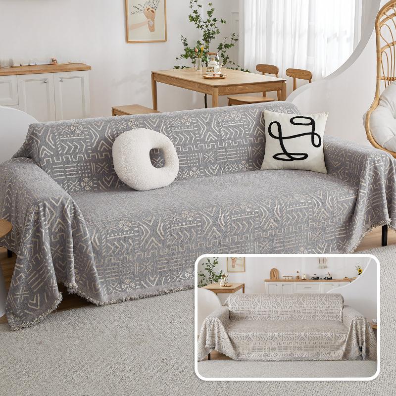 

Шенилл Легкий Роскошный Диванный Чехол Нескользящий Полный Чехол Ткань Императорская Наложница Универсальный Простой Диванный Чехол Накидка Ткань Высокий Сенс 180*180cm