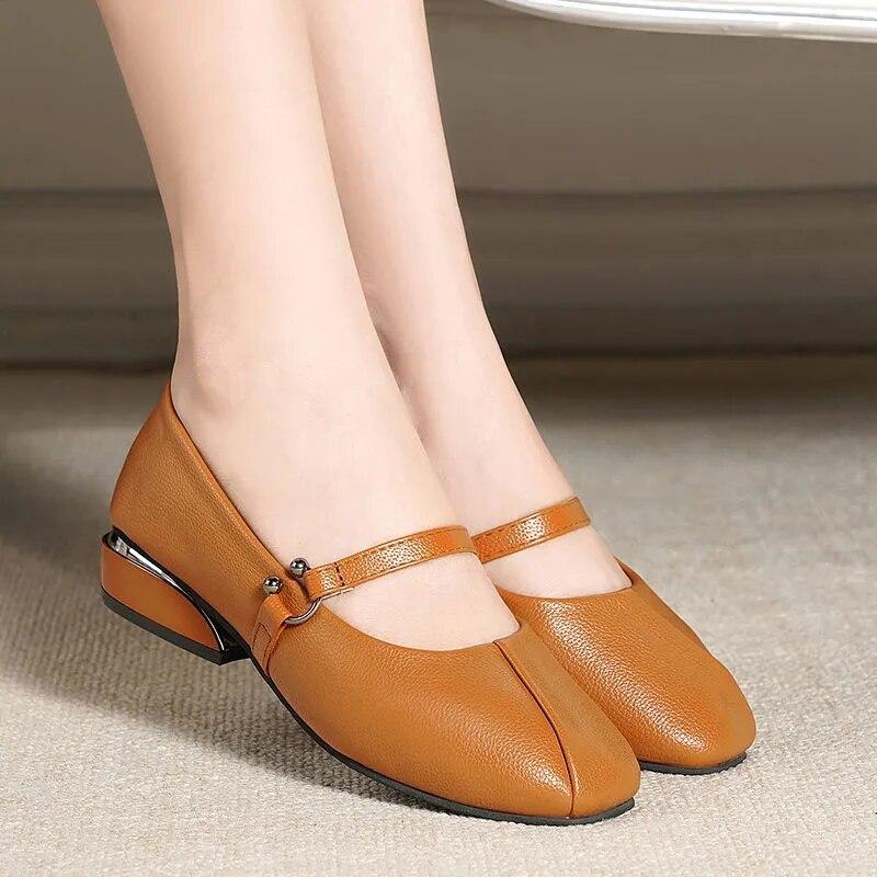 ladies flat court shoes