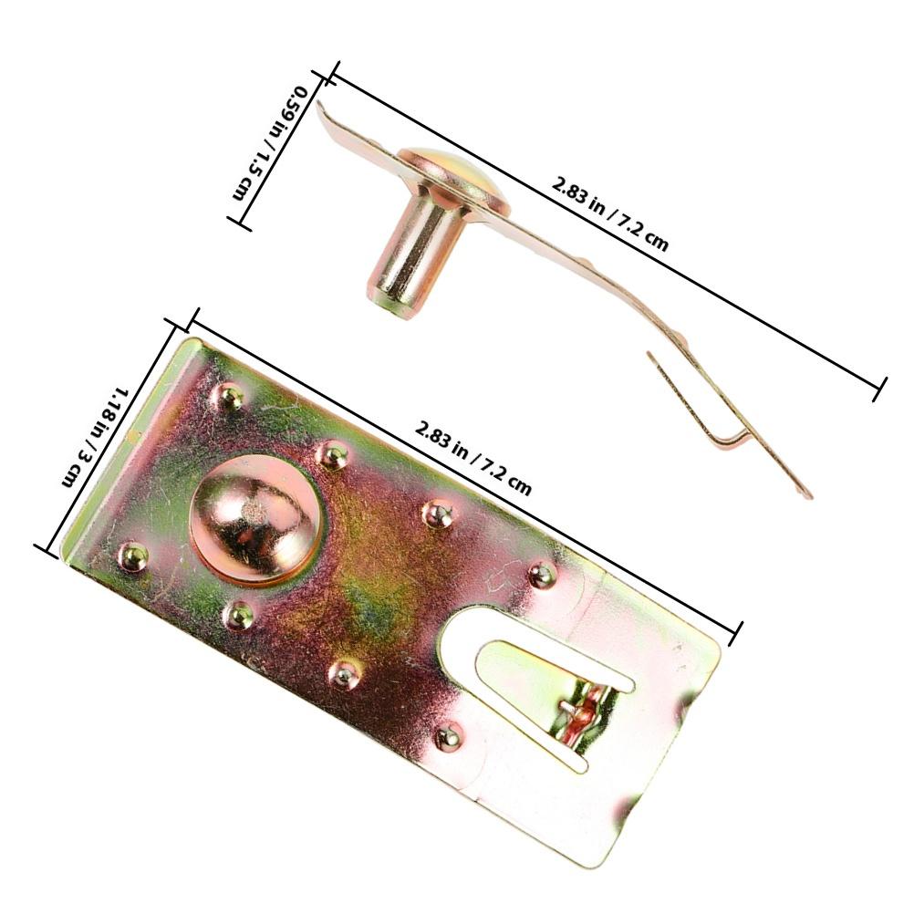 10Pcs Safety Pin Pallet Rack Clips Carbon Steel Durable Pallet Racking Connector Teardrop Beam Locker Safety Clip for Warehouse