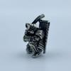 Japanese Broadsword Samurai Paracord Woven Bracelets Beads Brass Pendants Hangings Charms DIY Backpack Lanyard Pendants EDC
