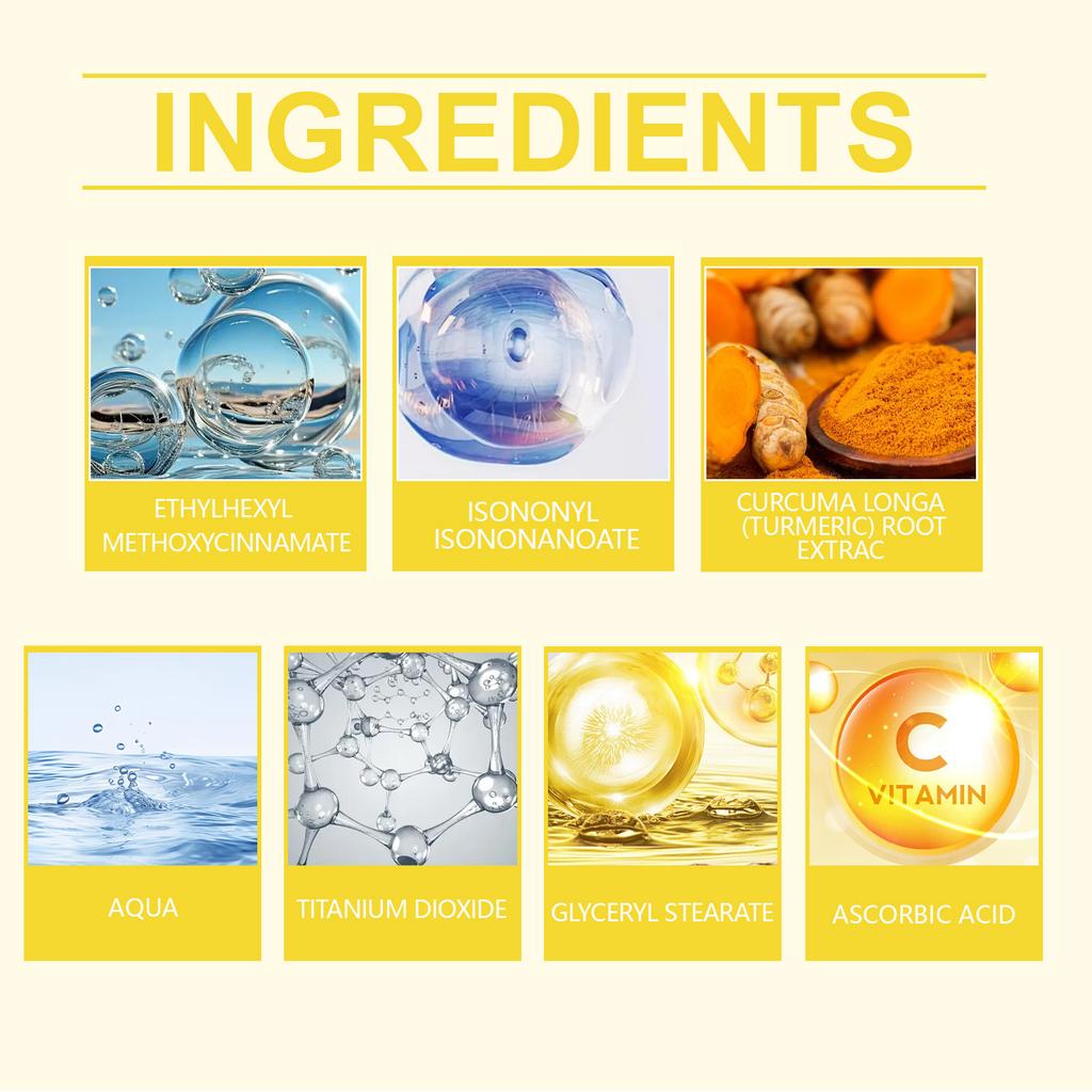 Brightening Sunscreen UV Lightweight Texture Oil Control Brightens The Skin Lightweight, Easy To Apply, Convenient And Quick To Use.