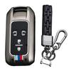 KUNIO Suzuki Sliding Key Key Slightly Fluorescent Compatible with Suzuki Wagon New New Spacia New Flair 4 Black Double-Sided Keychain, Case, Cover,