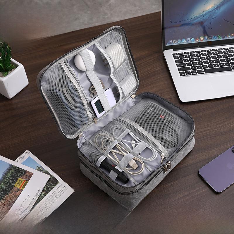 Multi-Function Digital Storage Bag for Cosmetics, Power Banks, Headphones & Cables