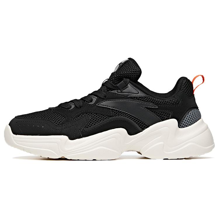 

Anta Life Collection Cushioning Anti-Slip And Wear-Resistant Low-Top Sports Casual Shoes Men s Black White Orange 112028887-2 40.5