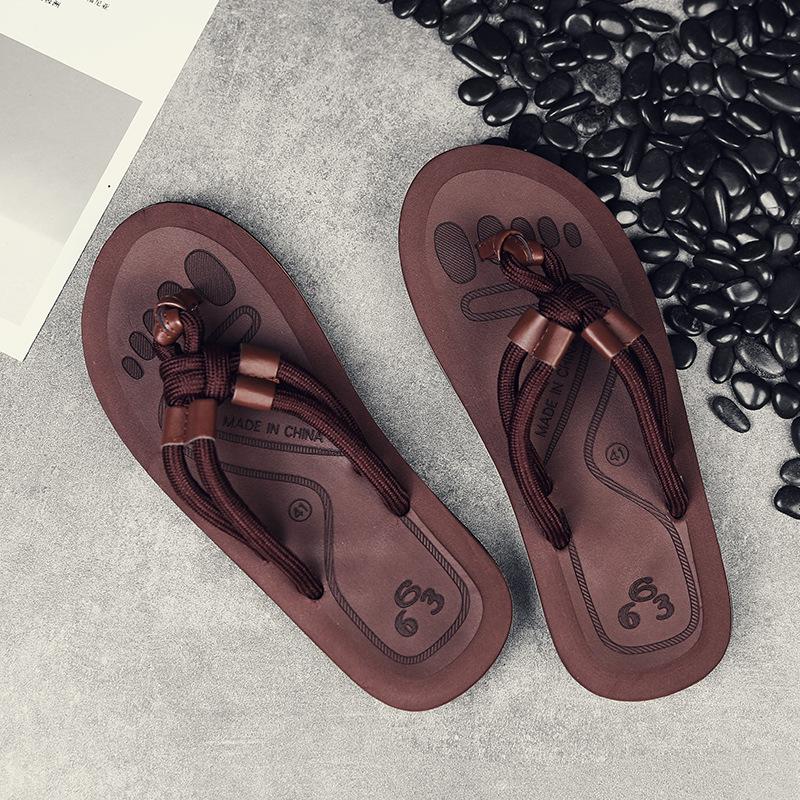 Summer flip-flops male couple non-slip men's slippers clip and drag sandals on the beach