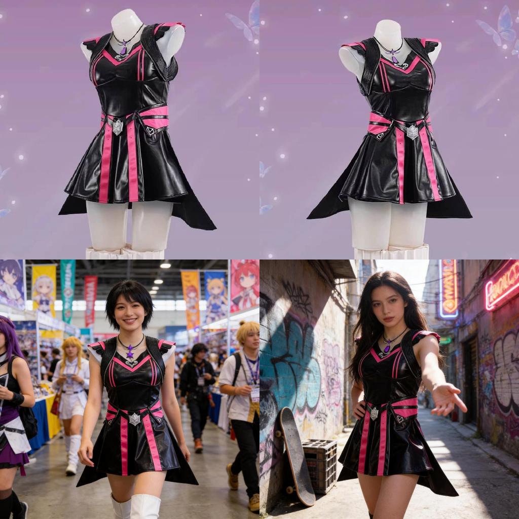 Soul Land Little Dance Cosplay Costume With Polyester Fabric For Game Role Play