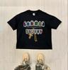 GRILLZ CROSS Chain Graphic Boxy Unisex T-Shirt