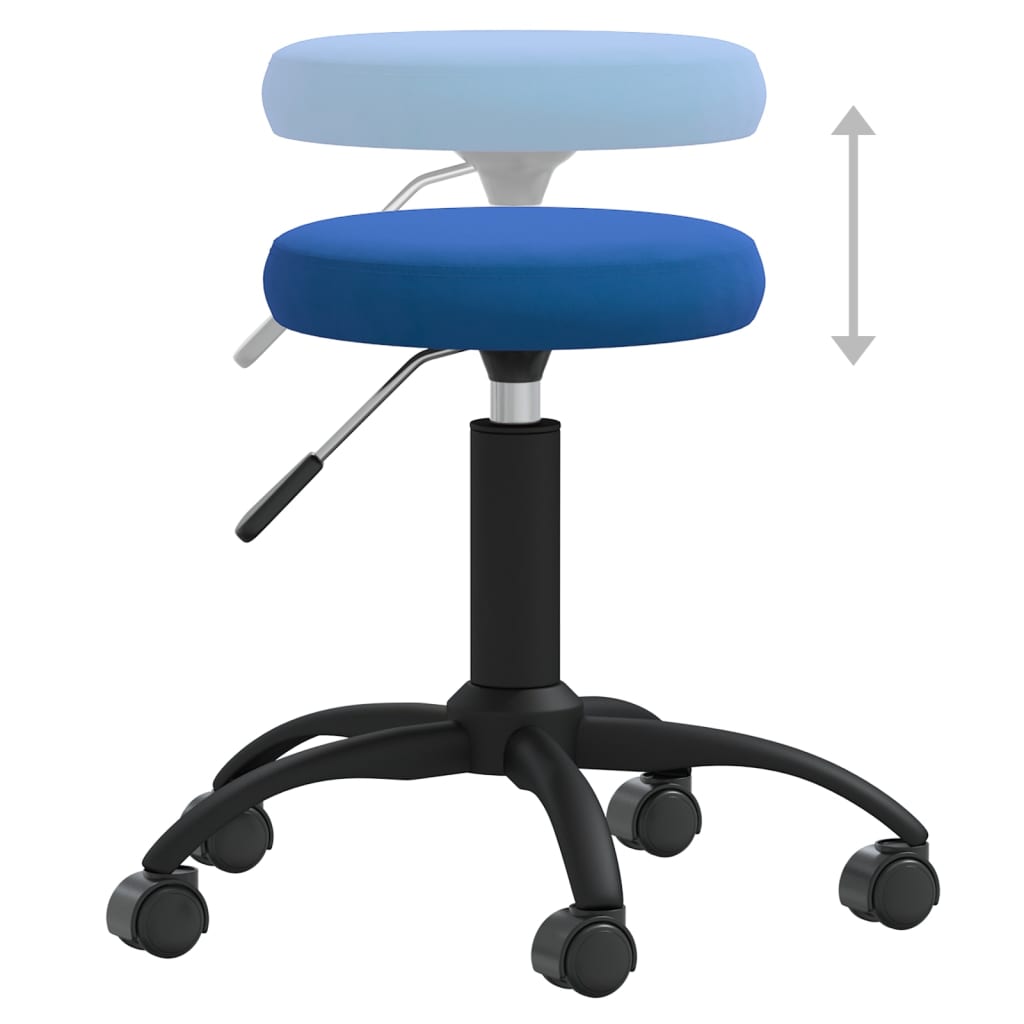 Dining Chair Blue Velvet