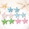 Hypoallergenic Shell Earrings Studs Chic Starfish Earrings Ocean Style Ear Studs  Sea Beach