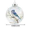 Christmas Ball Creative cat Hummingbird Pendant Plastic Transparent Atmosphere Decoration Christmas Tree Hanging ornaments