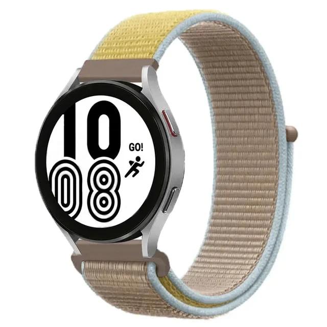 20mm 22mm Nylon-Schlaufenband Für Garmin Forerunner 265 965 255 255M 245 645 158/Venu 2Plus/Vivoactive 4 3/Venu SQ 2 Armband