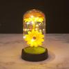 Sunflower Night Light: Dried Flower Simulation Ornament for Christmas & Valentine's Day Gift Decor.