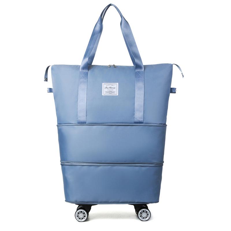 Expandable Travel Luggage: Multi-Function Bag with Wet/Dry Separation for Fitness, Sports, Maternity, and More