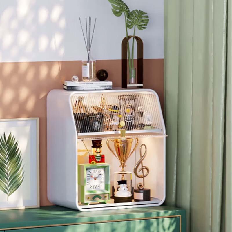 

Slanted Two-Tier Desk Organizer with Smart Ambient Light