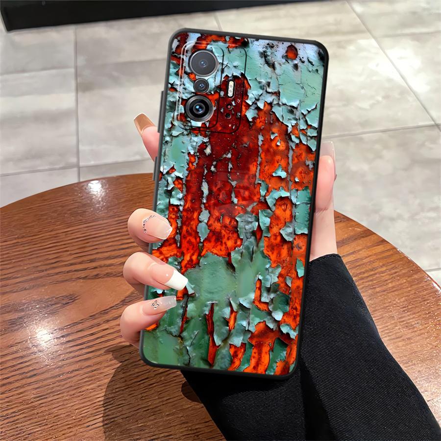 Retro Rust Phone Cover Case for Xiaomi Mi 9 11T 14 Pro 9T 10 11 13 Lite 10T CC9Pro 13