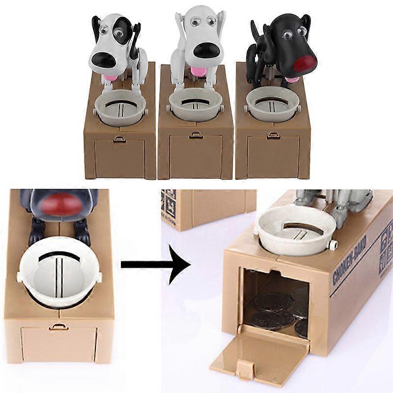Intelligent Dog Steal Coin Money Saving Box Electric Automatic Puppy Coin Collector For Family Use Birthday Gift