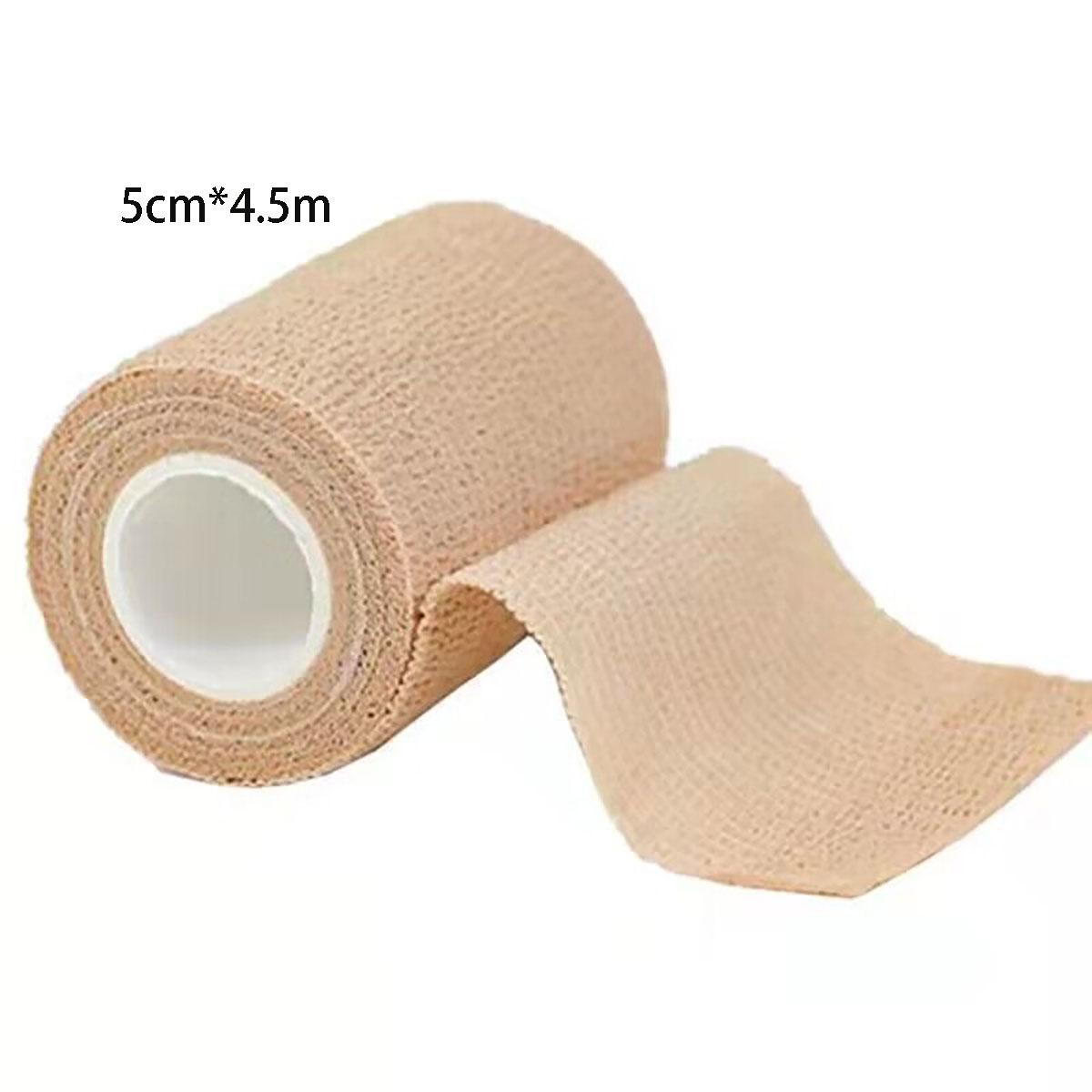 

3 шт одноразовый самоклеящийся эластичный бинт 5 см*4,5 м для ручки трубки затягивания татуировки аксессуары марлевая лента инструмент первой помощи