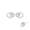 Silver Earrings Sc1059