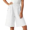 Women's Casual Five-Quarter Pants Color, Straight-Leg, For Home Use