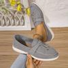 Large Size Casual Single Shoes Women's Autumn New Style One Pedal Doudou Single Shoes Women
