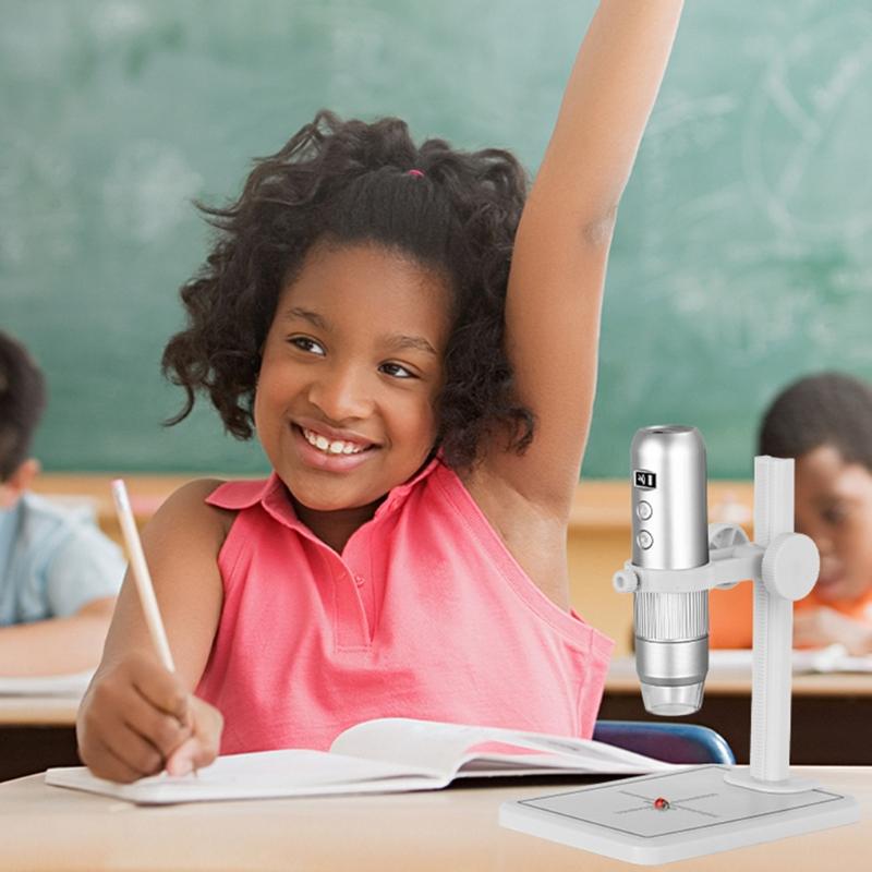 LCD 2MP Digital USB Microscope 1000x Wifi Mobile Phone Microscope Support Ios An-droid Pc Video Microscope