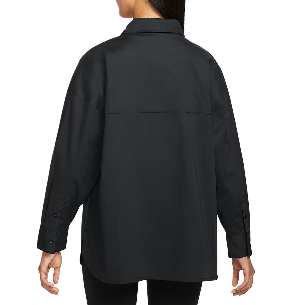 Nike Cămașă Casual Poplin Răcoroasă cu Mânecă Lungă Femei topuri HJ0716011