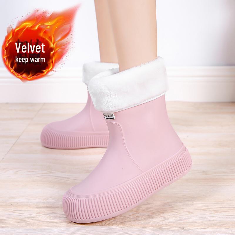 Women's 2024 Fashionable Waterproof Rain Boots – Non-Slip, Comfortable & Durable for Camping