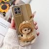 Clear Cover For Realme 8i Case RMX3151 Luxury Butterfly Love Flowers Cool Painted Phone Case For Realme Narzo 50 RMX3286 Cover