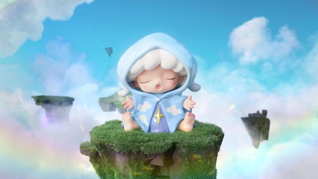 JOTOYS YUMO Castle of the Wind Series PVC ABS Painted Finished Trading Box of 10 & Figures,