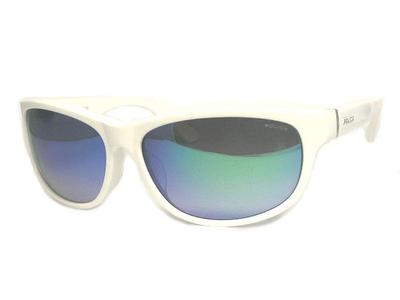 Police Sunglasses Brand SPLC64J 4AOB 60 Mirror Lens POLICE 2021 Model Japan Model UV Protection Case Included Stylish Cell Frame Shiny Gradient Blue
