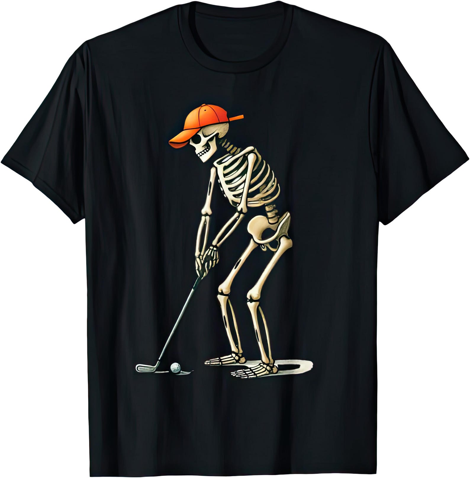 Skeleton Golf T shirt 4XL